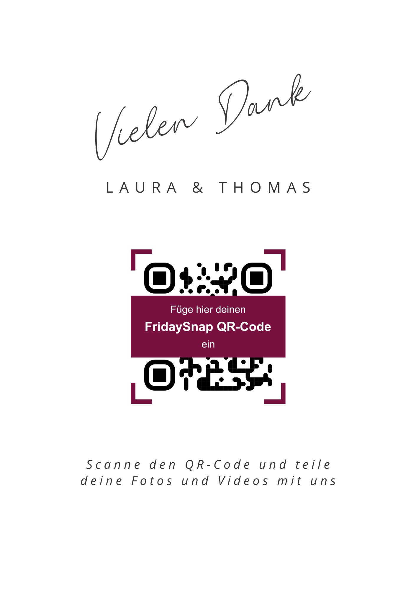 QR-Code Template 3 black and white